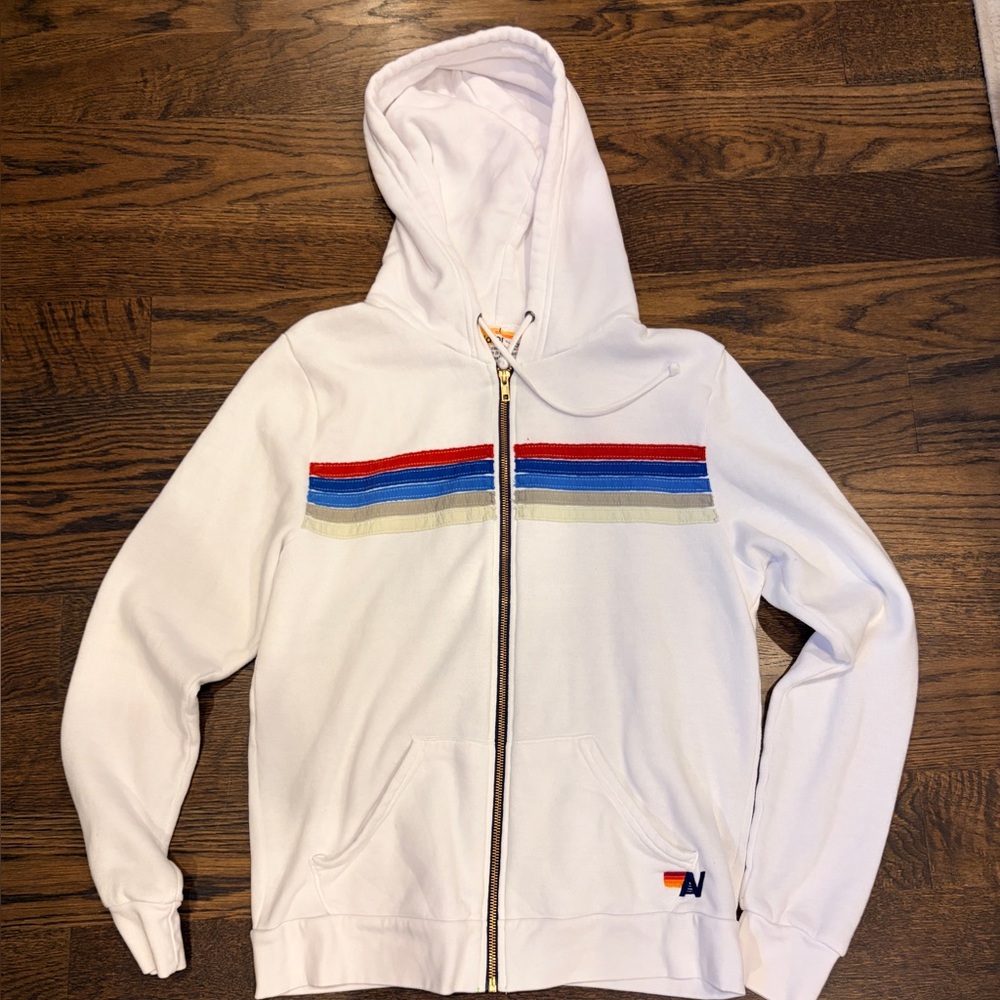 Aviator Nation Classic White Sweatshirt